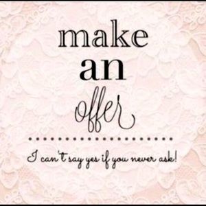 Make an offer on any item or bundle!